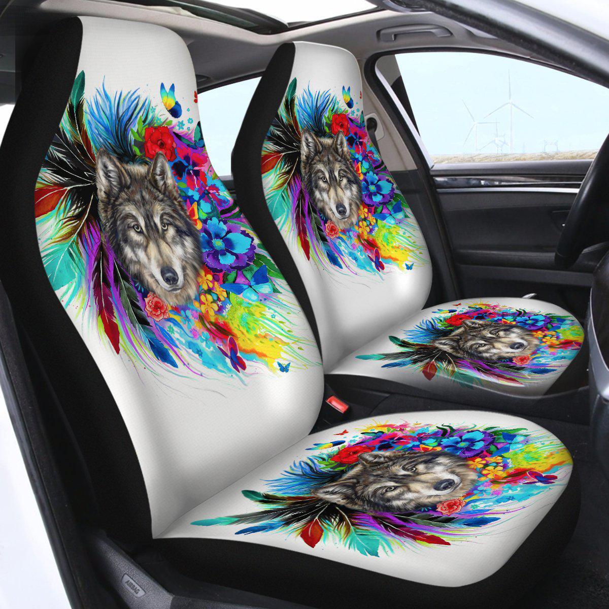 The Original Wolf Spirit Car Seat Cover