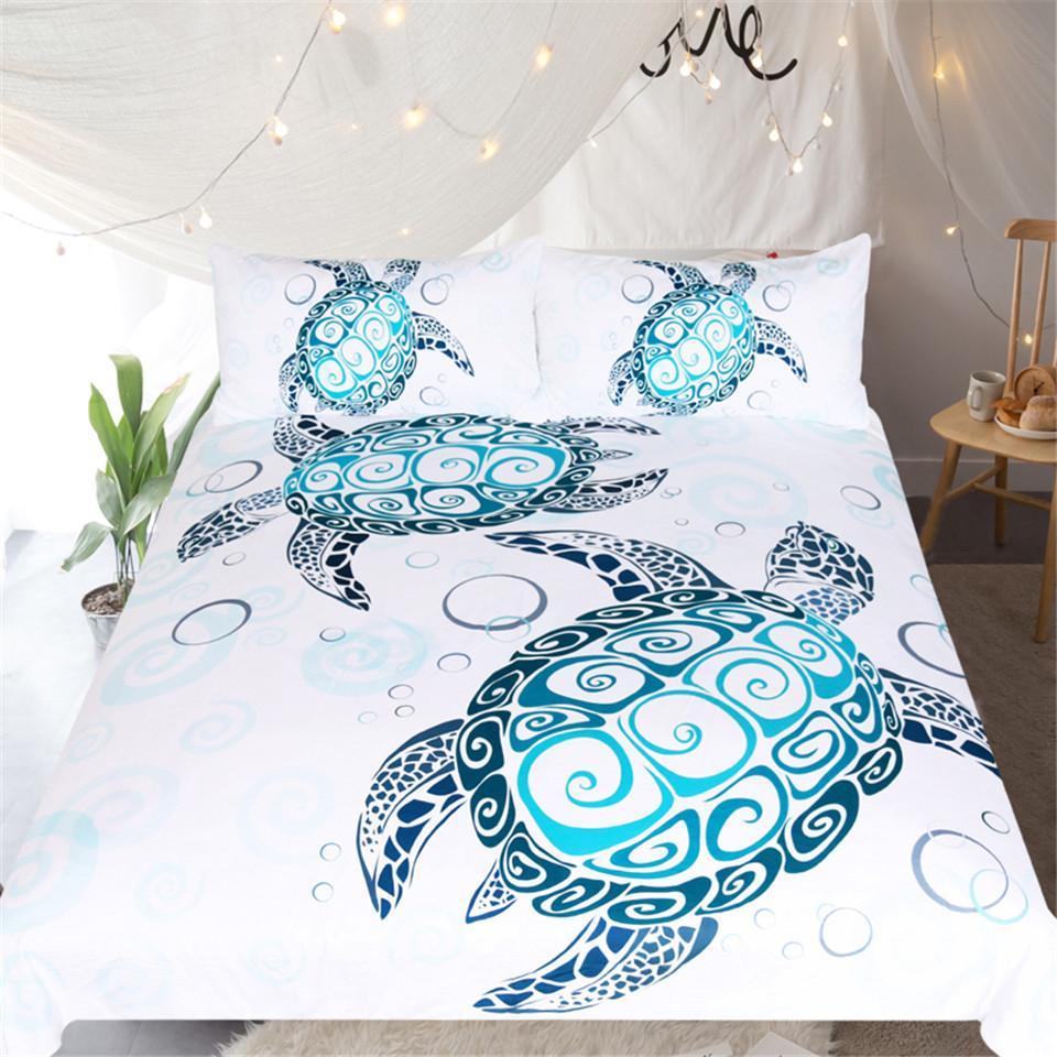 The Sea Turtle Twist Bedding Set