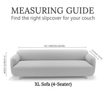 White Turtle Twist Couch Cover