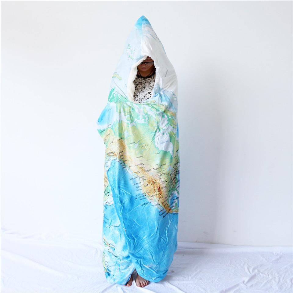 The Seven Seas Cozy Hooded Blanket