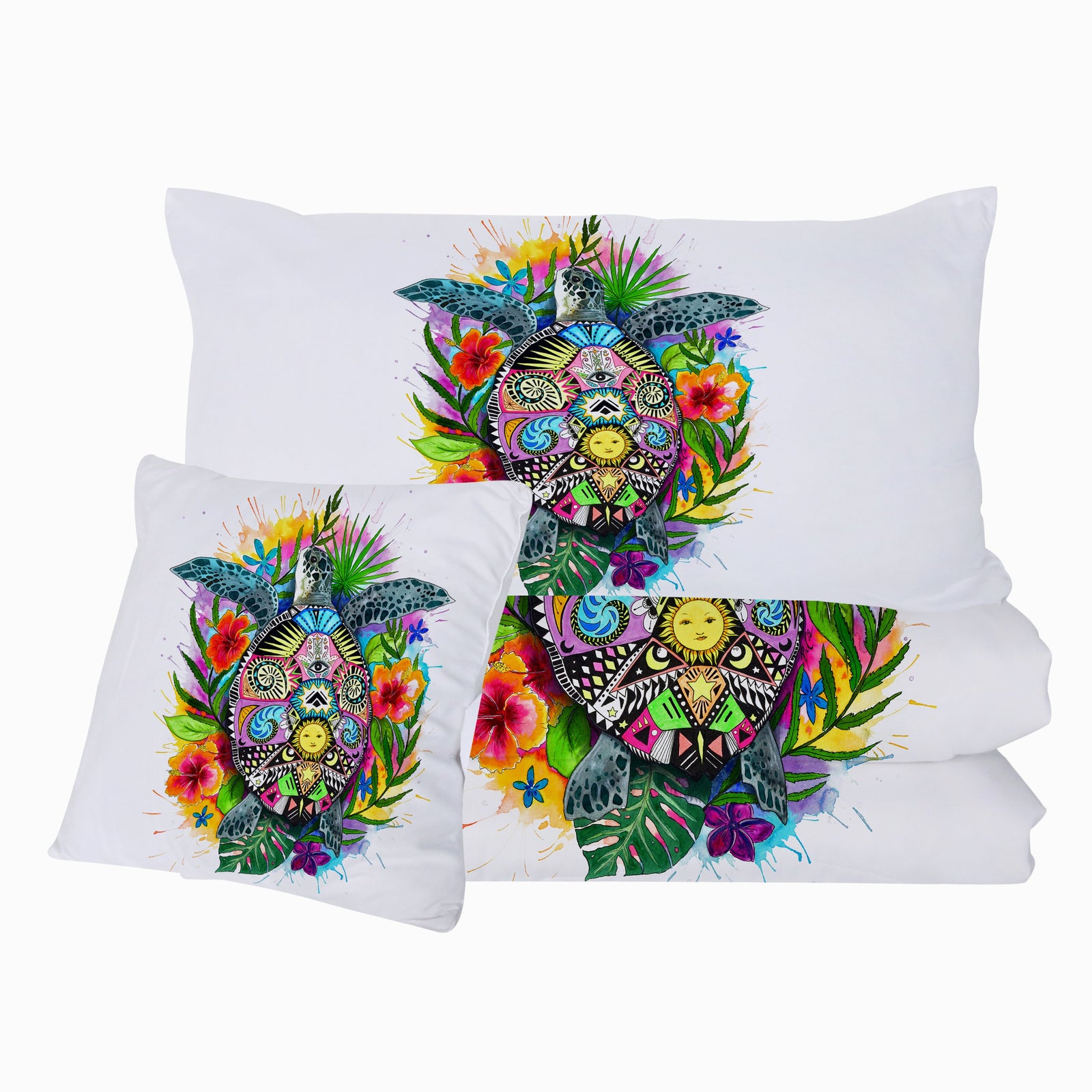 The Turtle Mystic Comforter with Shams and Pillow Cover
