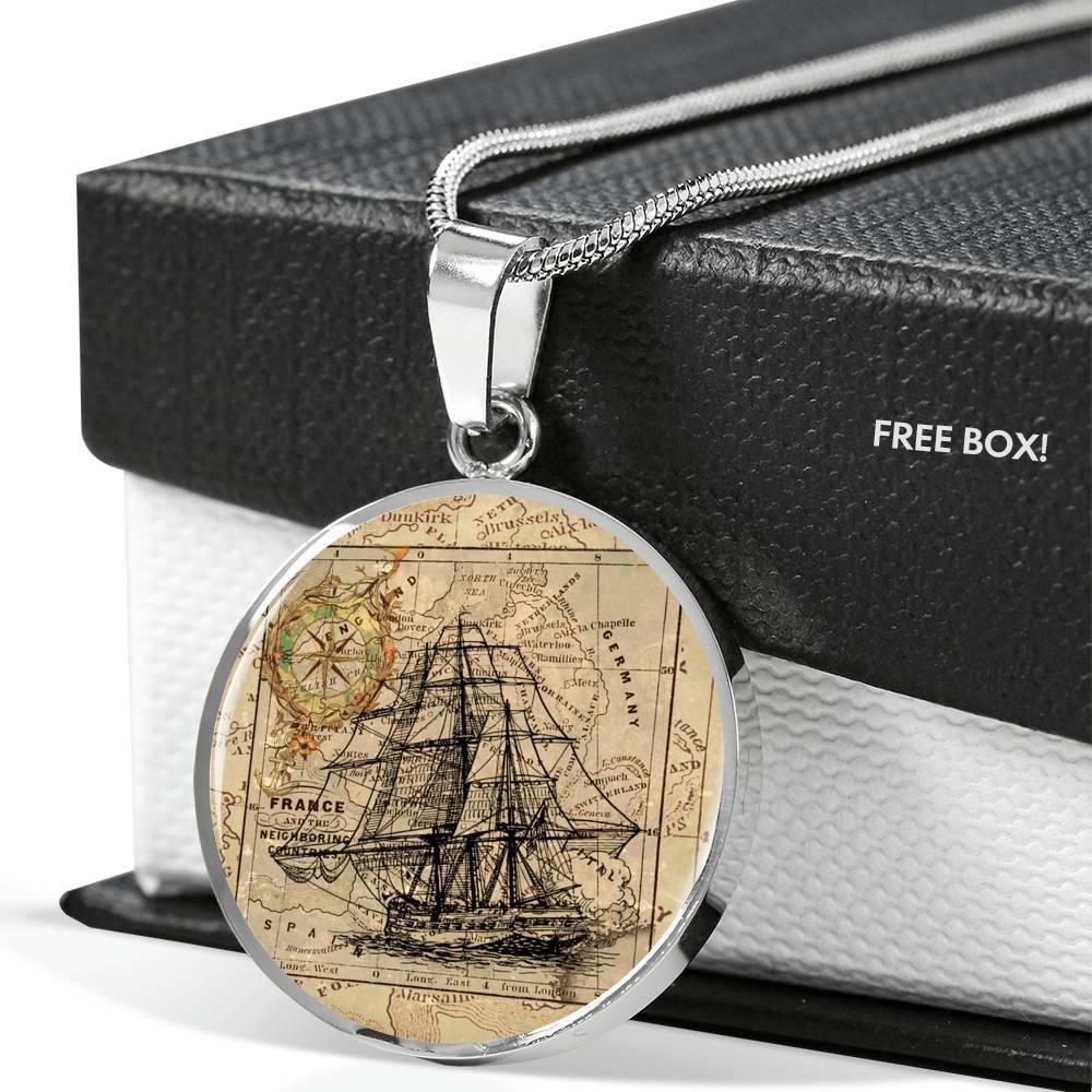 The Vintage Ship Necklace
