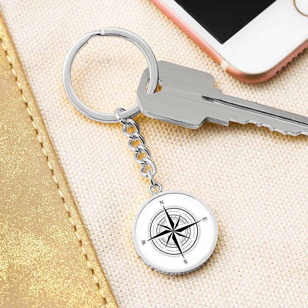 The Wind Rose Beachy Keychain