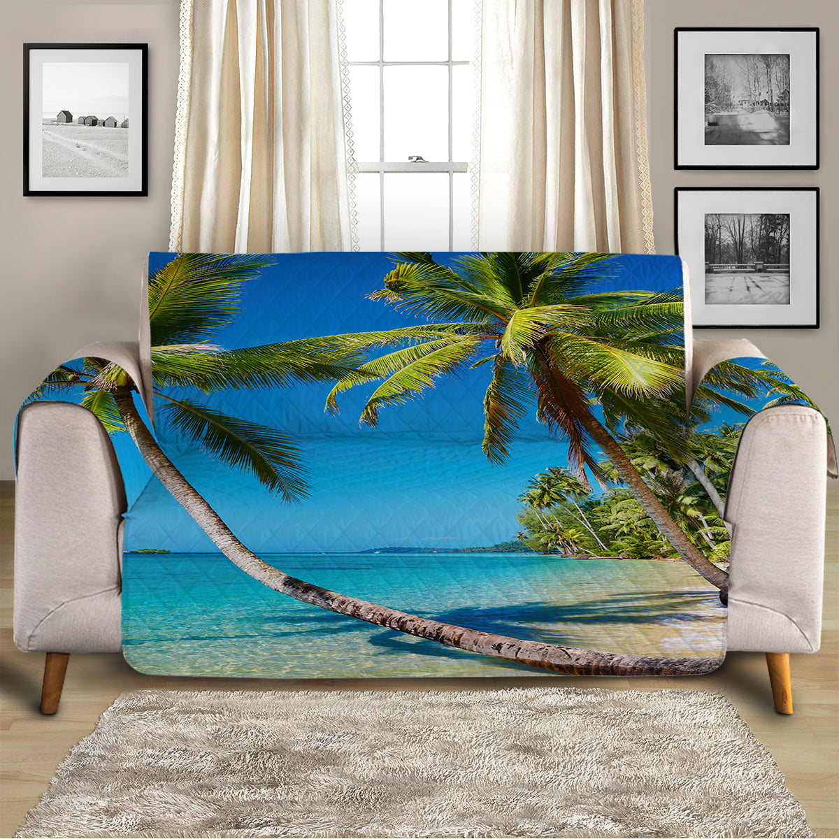 Summer in Saint Thomas Sofa Cover