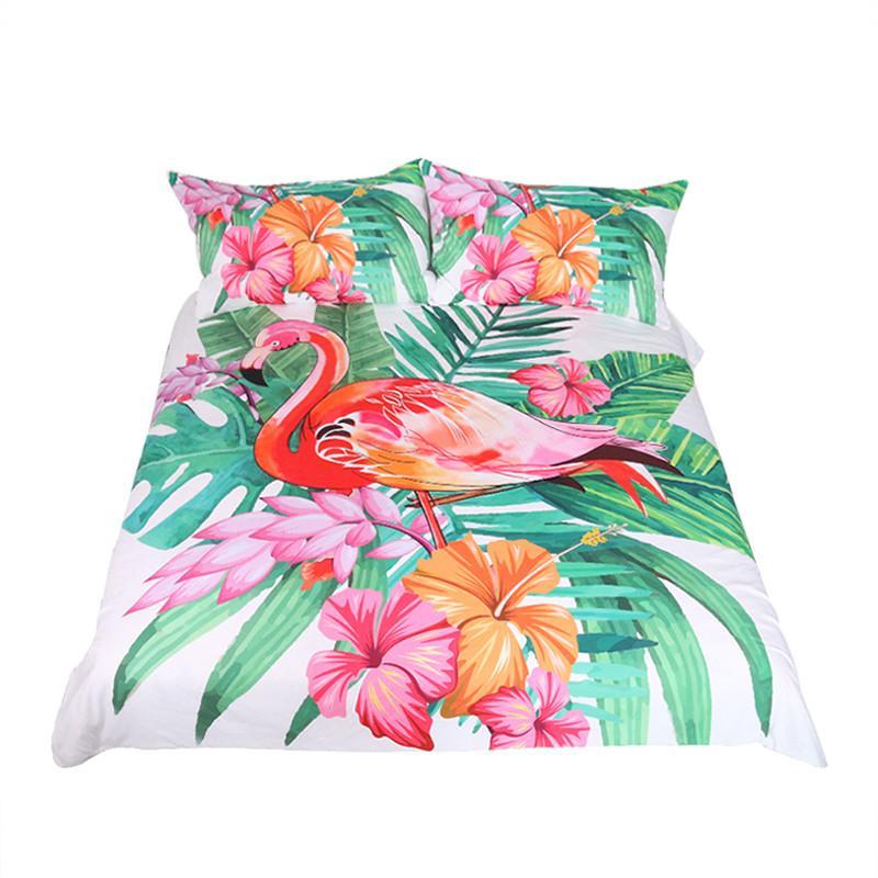 Tropical Flamingo Bedding Set