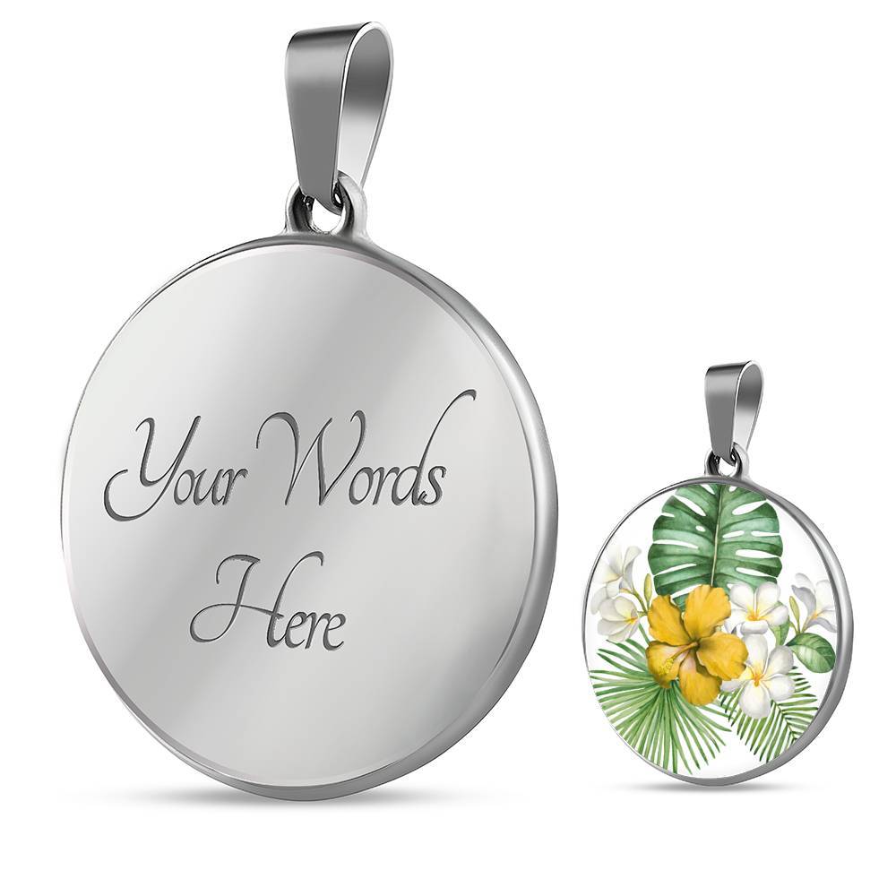 Tropical Flowers Necklace