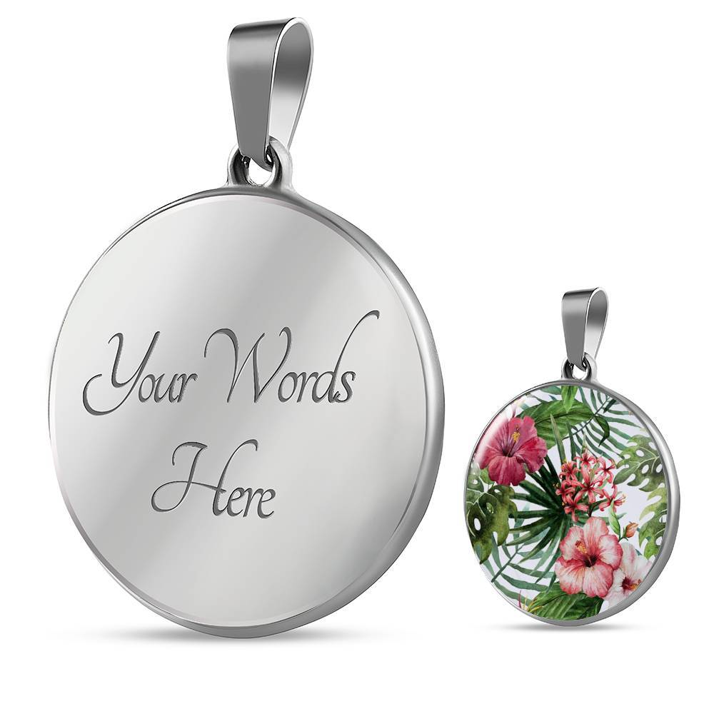 Tropical Hibiscus Necklace