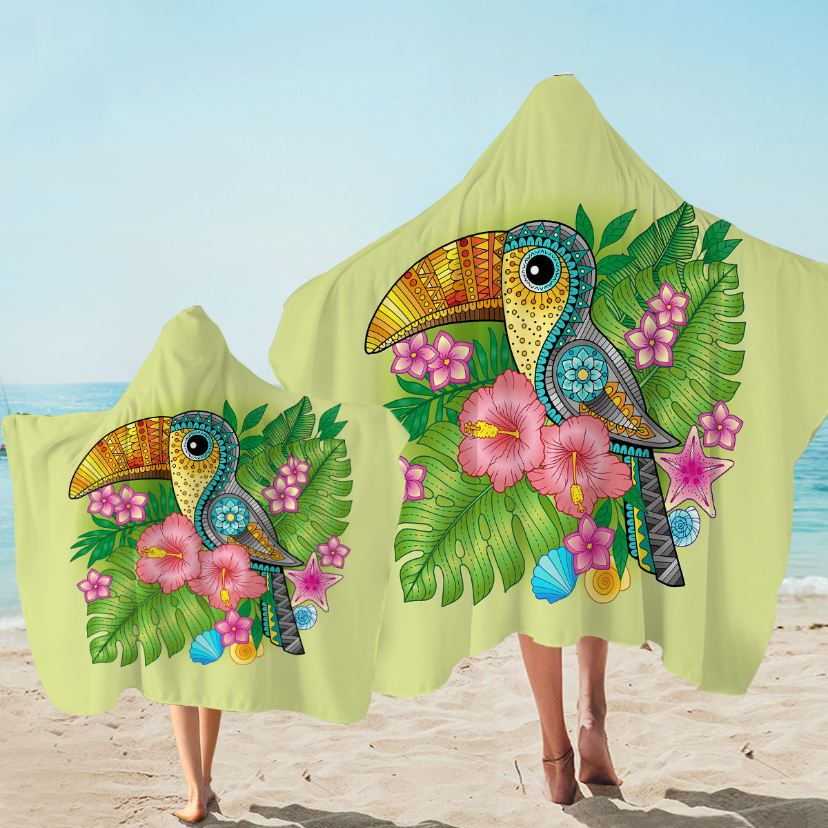 Toucan Delight Hooded Towel