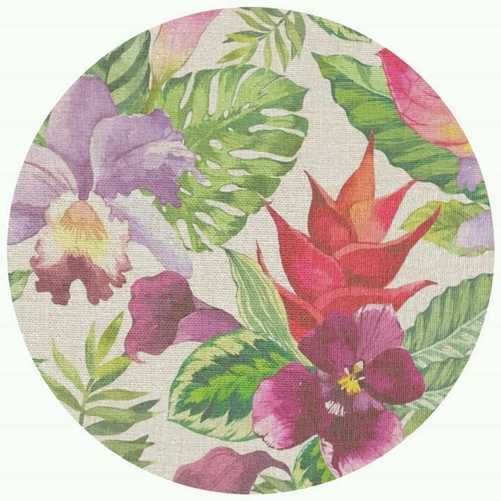 Tropical Iris Pillow Cover