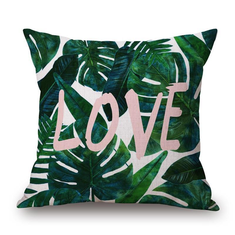 Tropical Miami Combo Pillow Cover