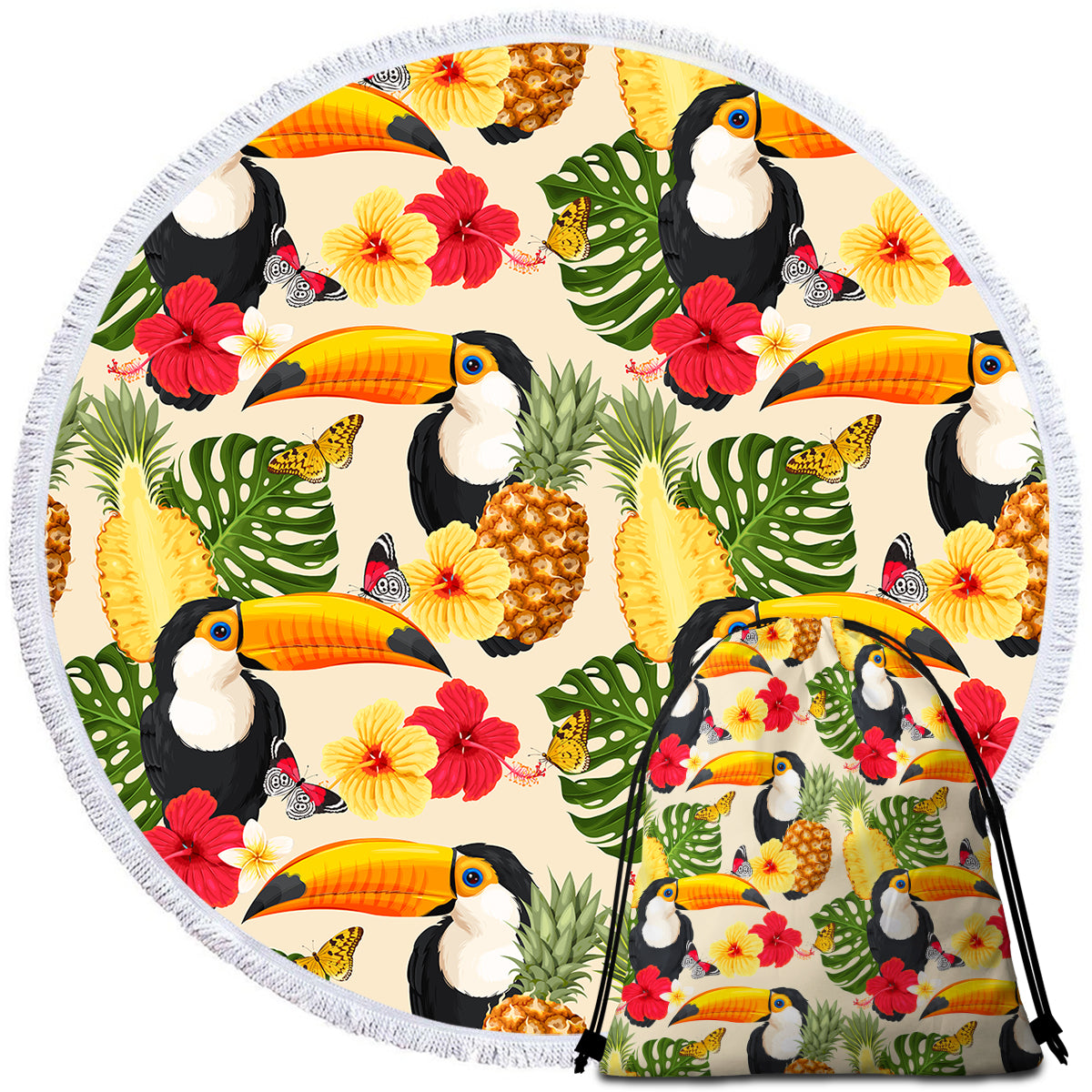 Tropical Toucan Towel + Backpack