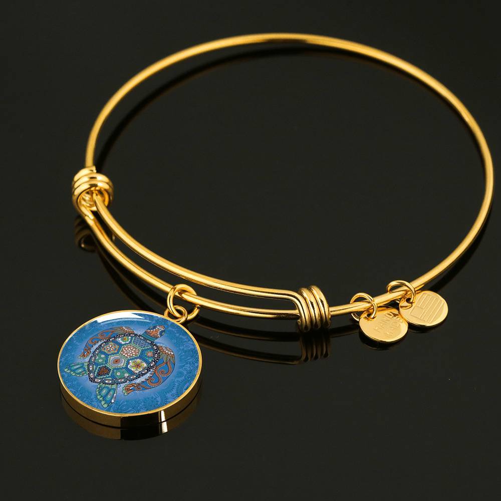 Turtle Totem Bangle Bracelet