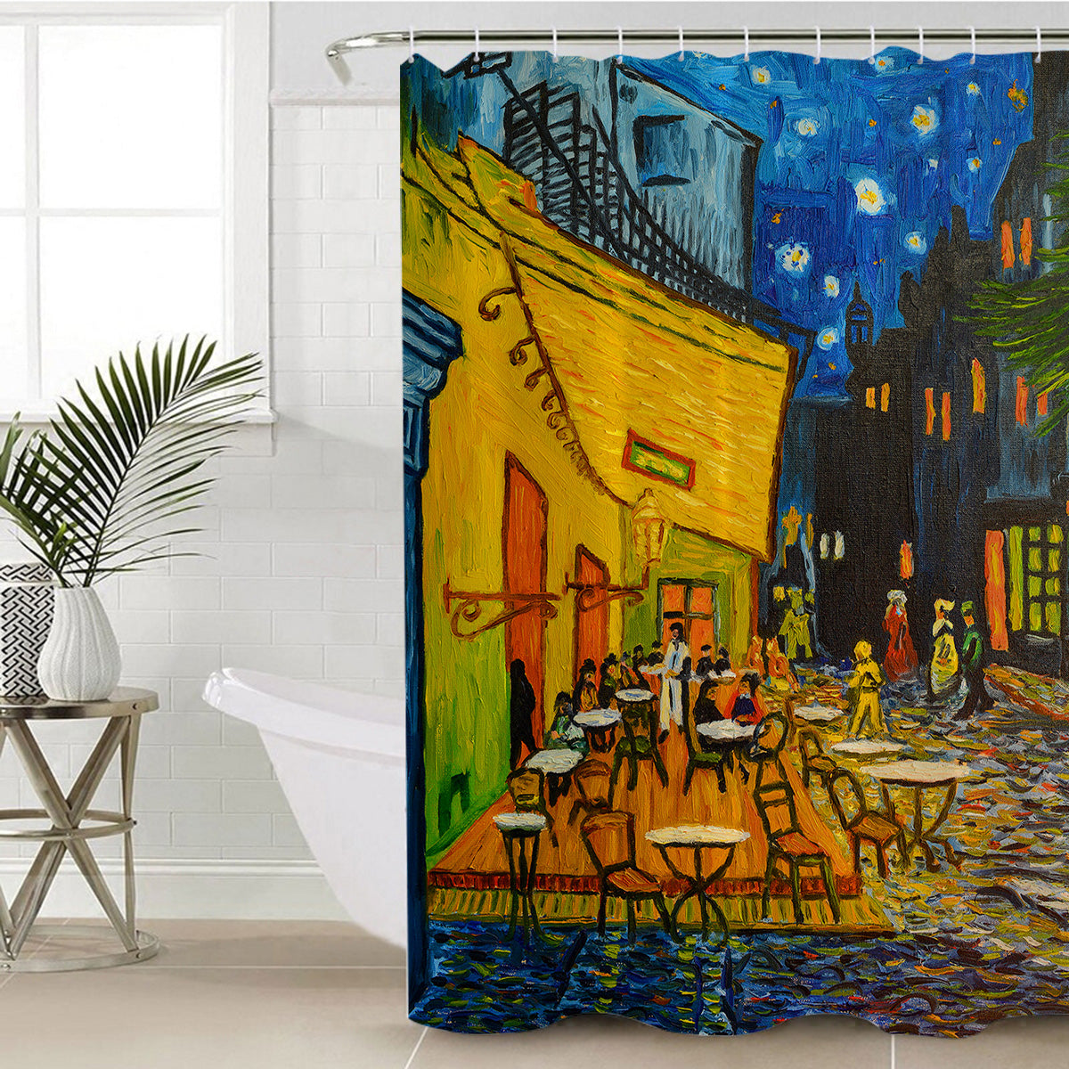 Van Gogh's Cafe Terrace Shower Curtain