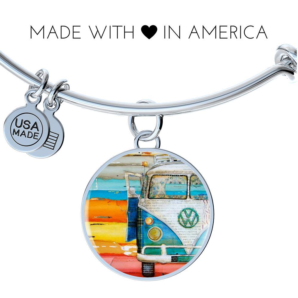 Volkswagen Bus Lover Bangle Bracelet