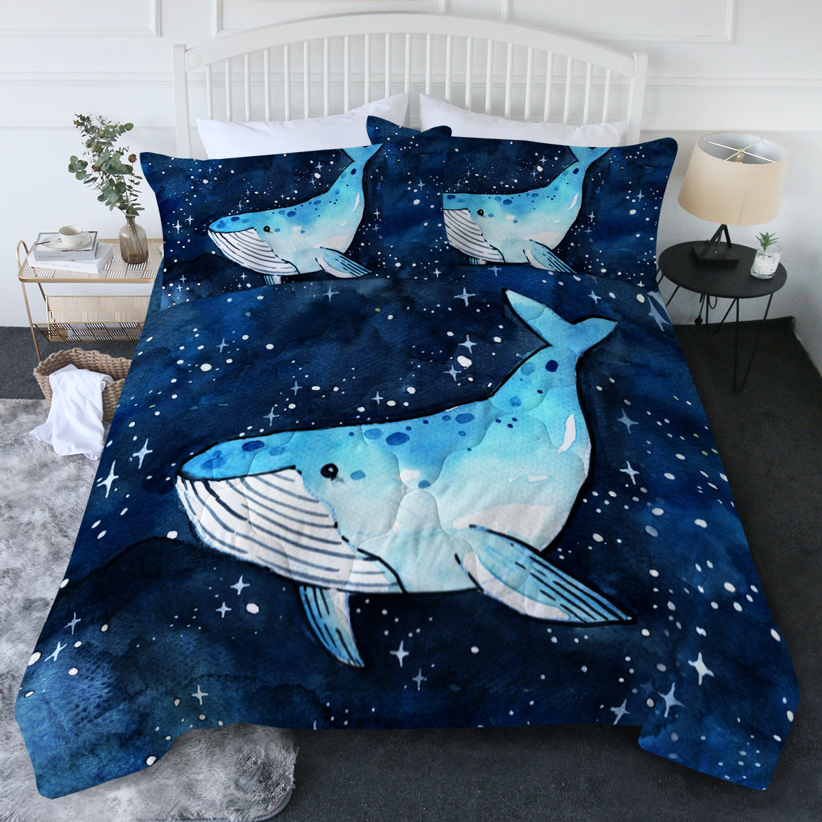King of Whales Comforter Set