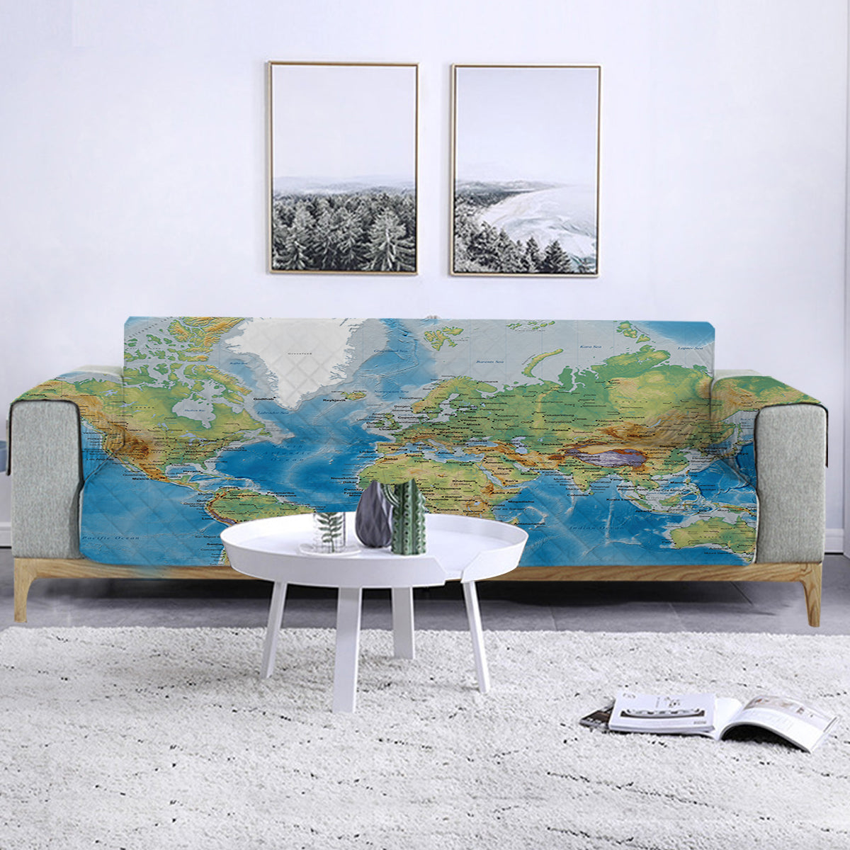 The Seven Seas Sofa Cover