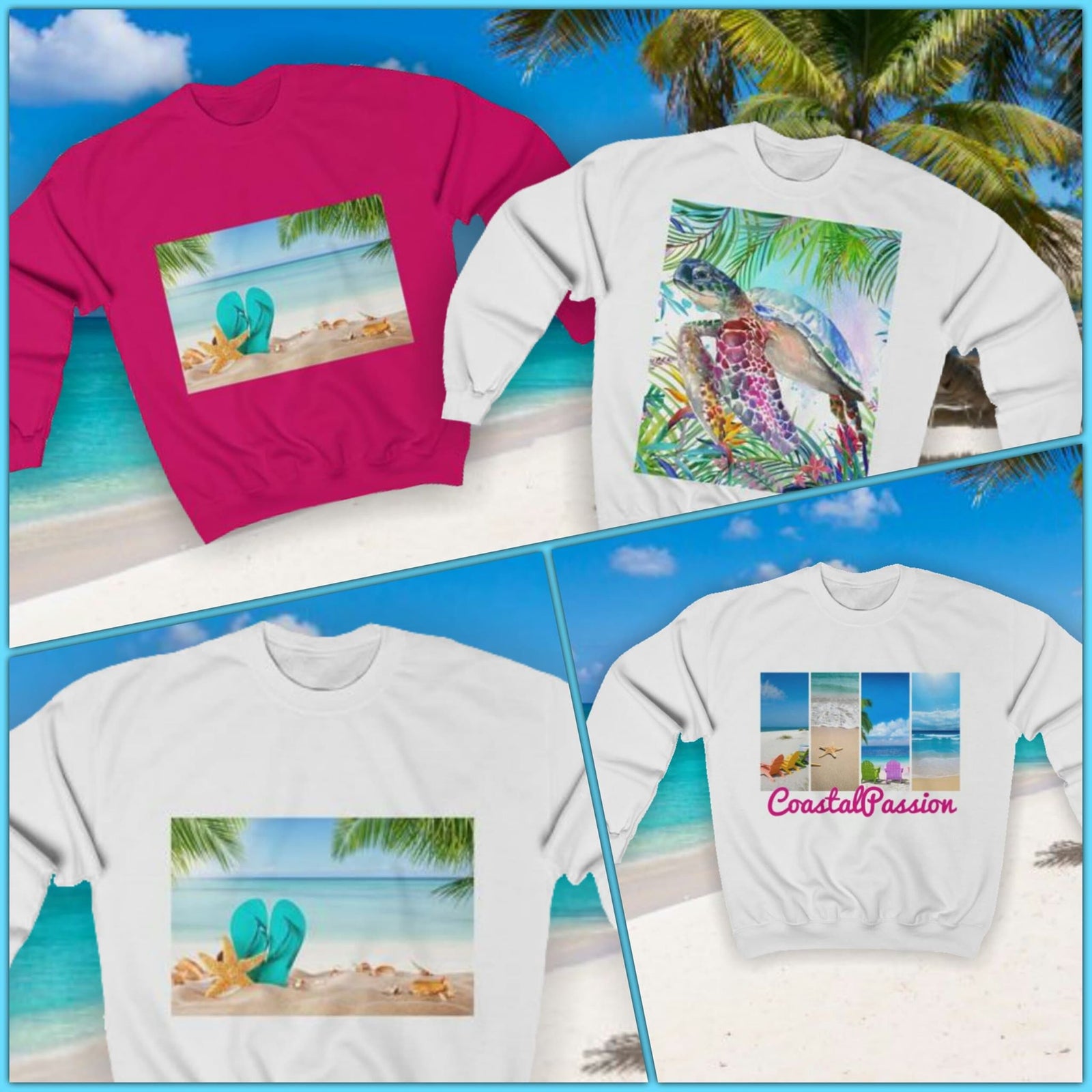 "Keep Warm" Beachy Sweatshirts