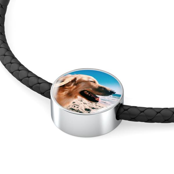 Woven Leather Charm Bracelets