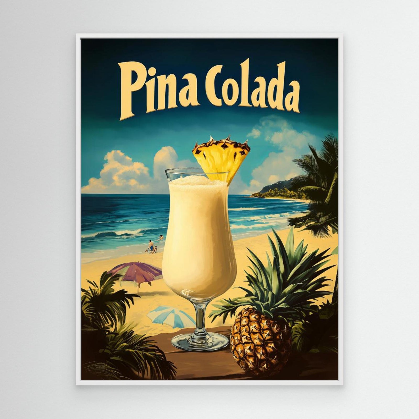 Canvas Print - Pina Colada Vintage by Andreas Magnusson