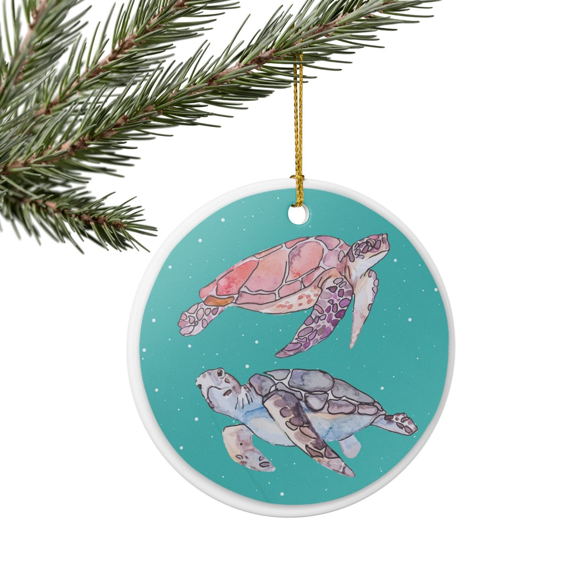 Sea Wanderers Ceramic Ornament - Coastal Decoration