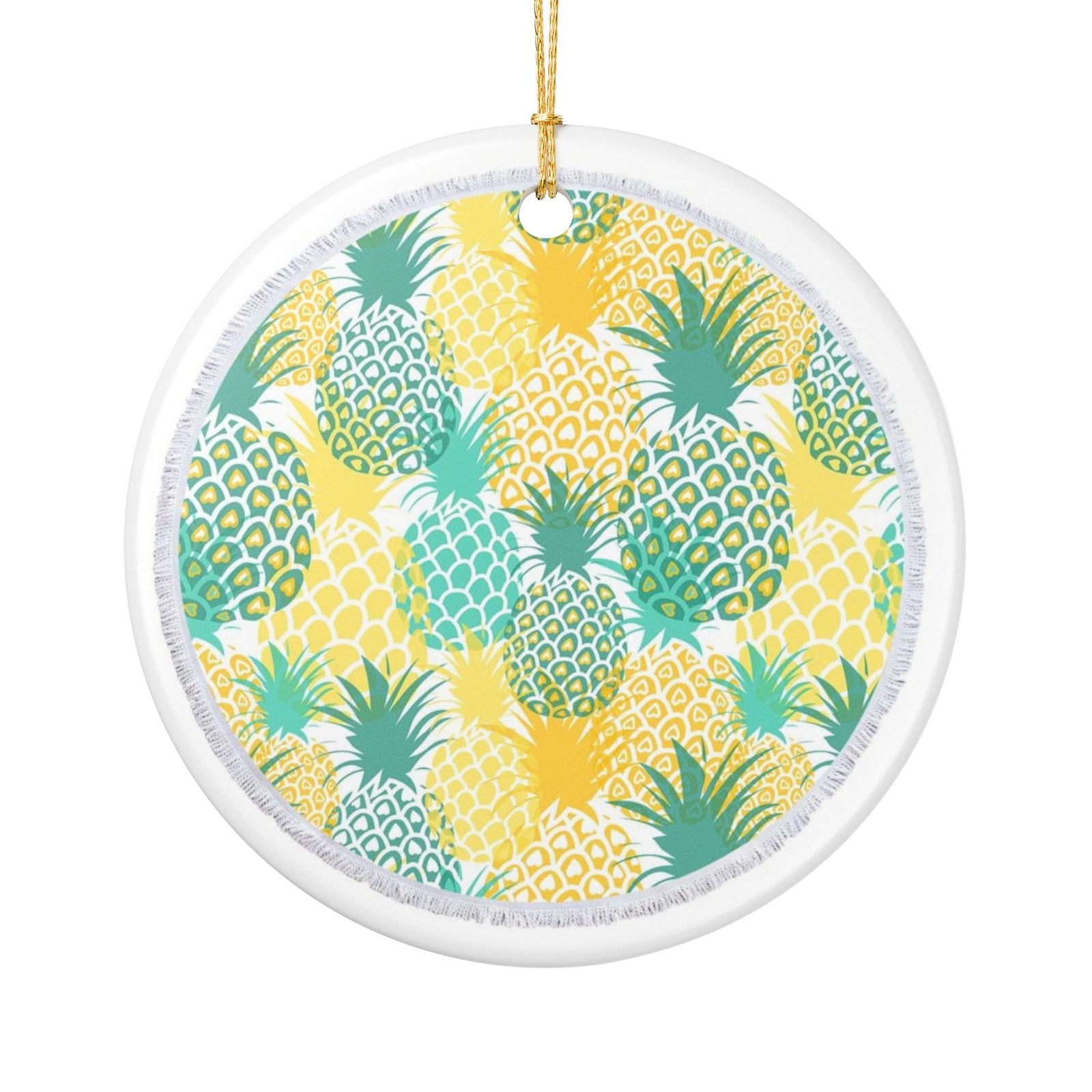 Tropical Tango Ceramic Ornament - Coastal Decoration