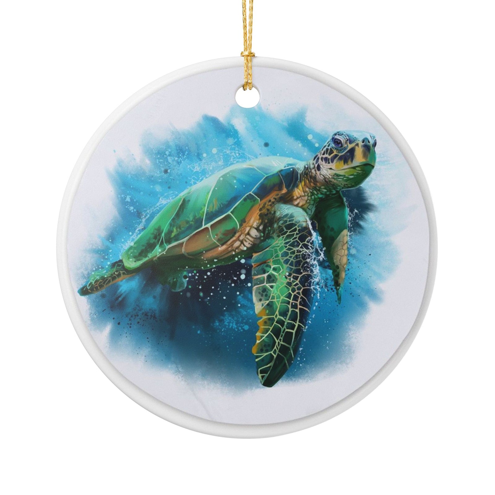 Sea Guardian Ceramic Ornament - Coastal Decoration