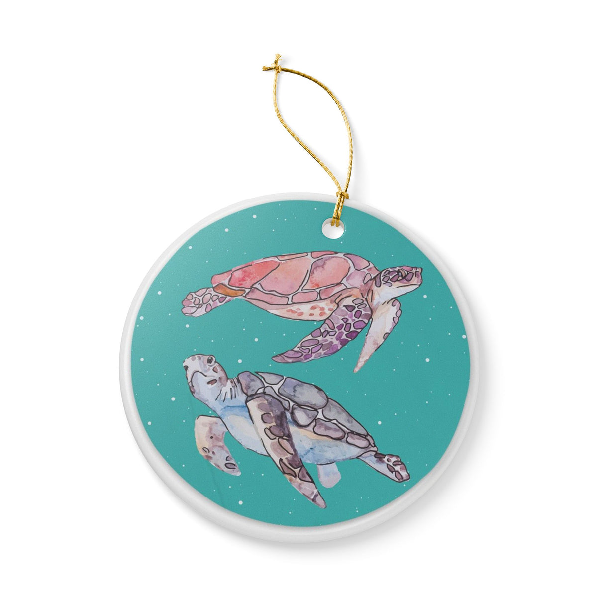 Sea Wanderers Ceramic Ornament - Coastal Decoration