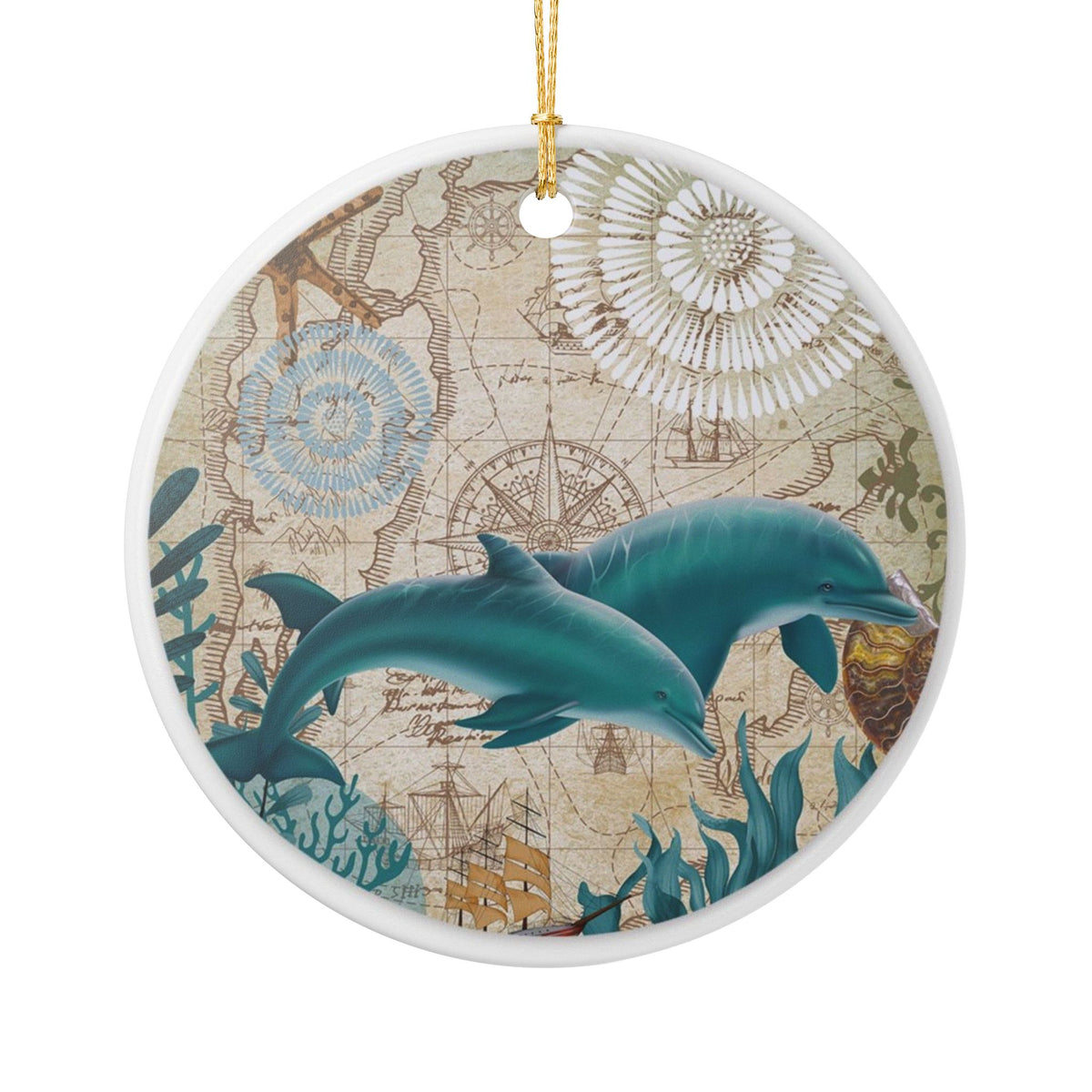 Marine Memories Ceramic Ornament - Coastal Decoration