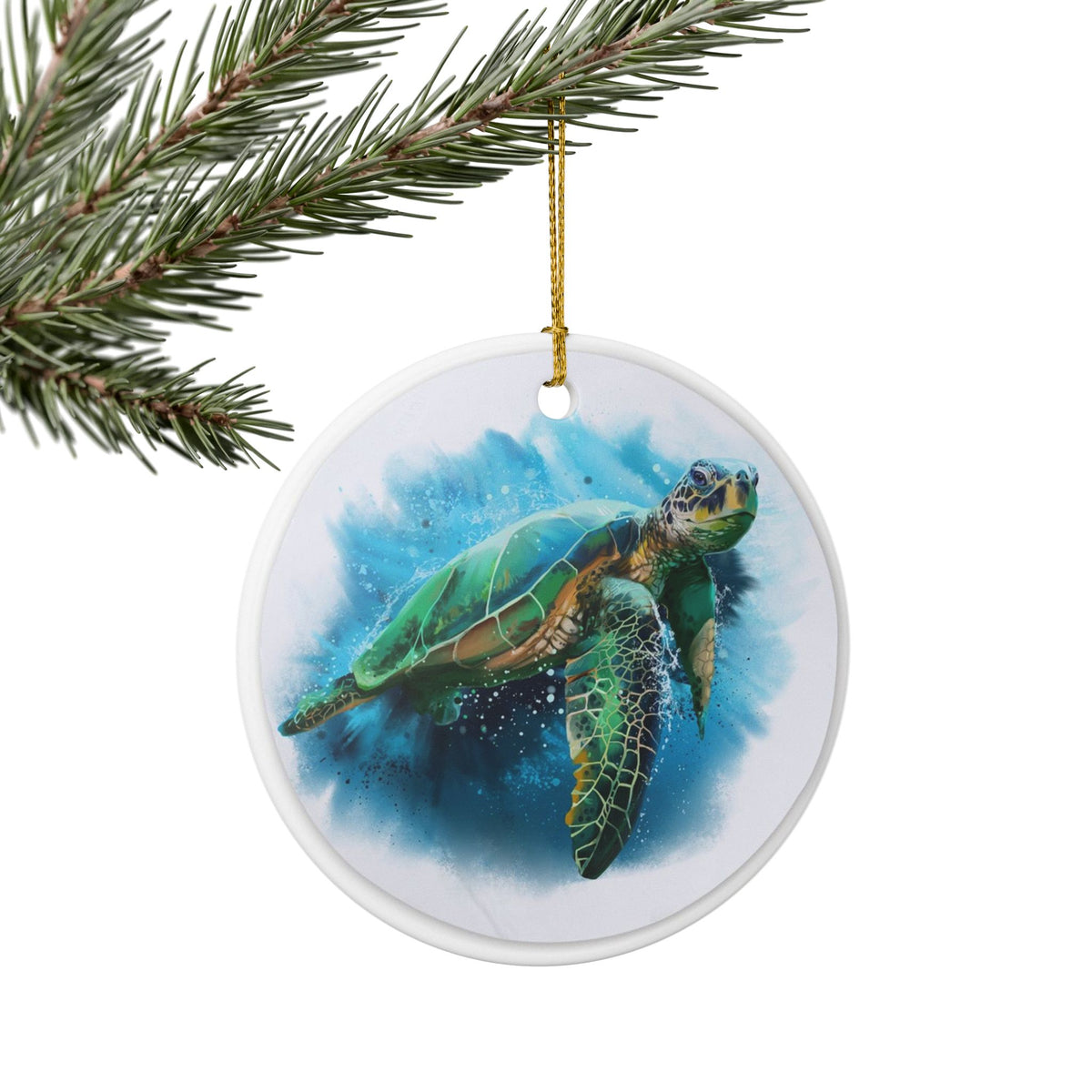 Sea Guardian Ceramic Ornament - Coastal Decoration