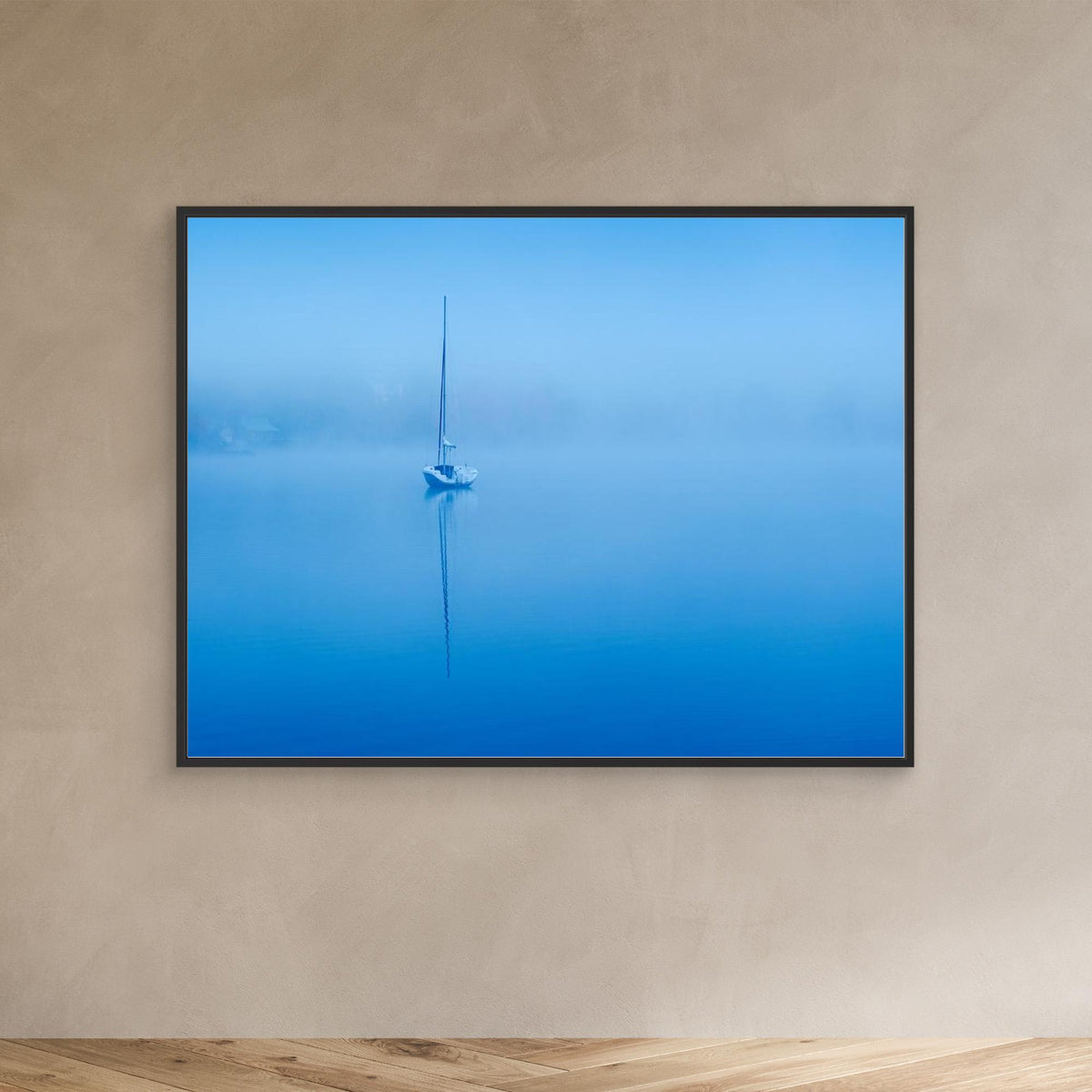 Canvas Print - Peaceful Blue Morning by David H Yang