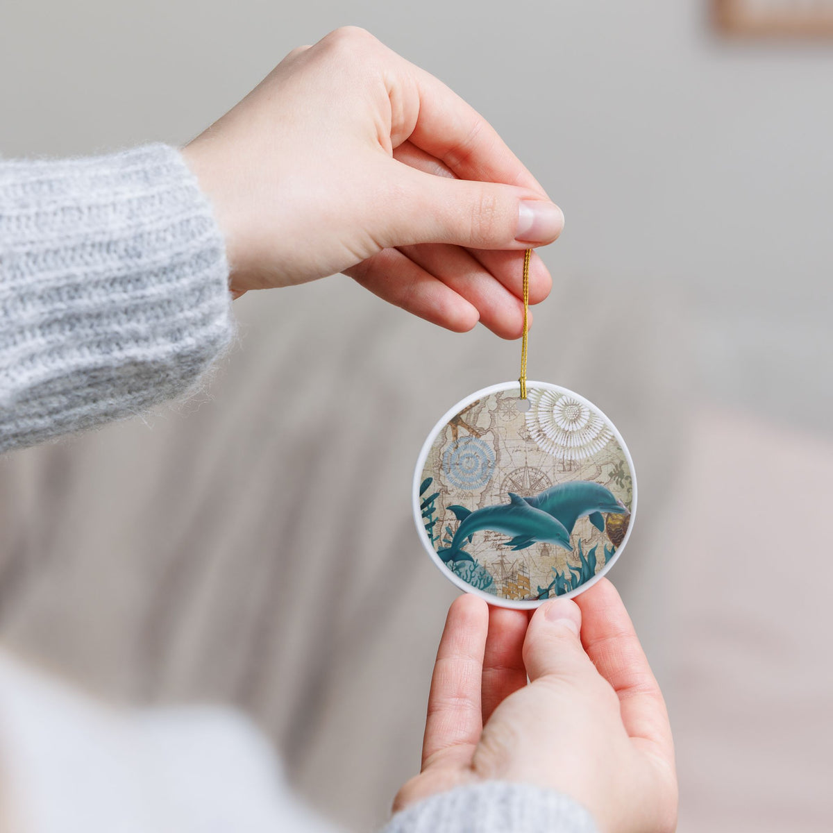 Marine Memories Ceramic Ornament - Coastal Decoration
