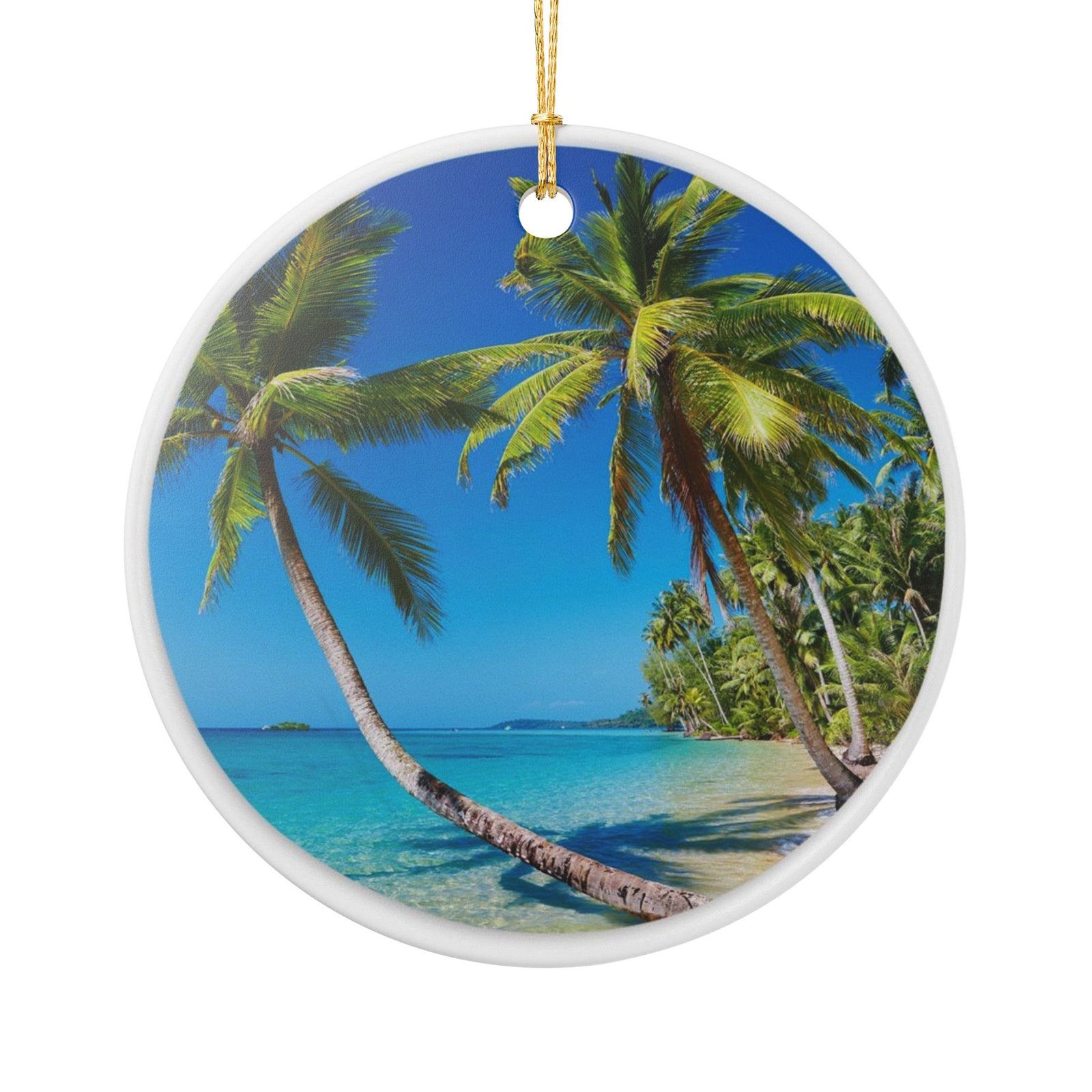 Paradise FoundCeramic Ornament - Coastal Holiday Decoration
