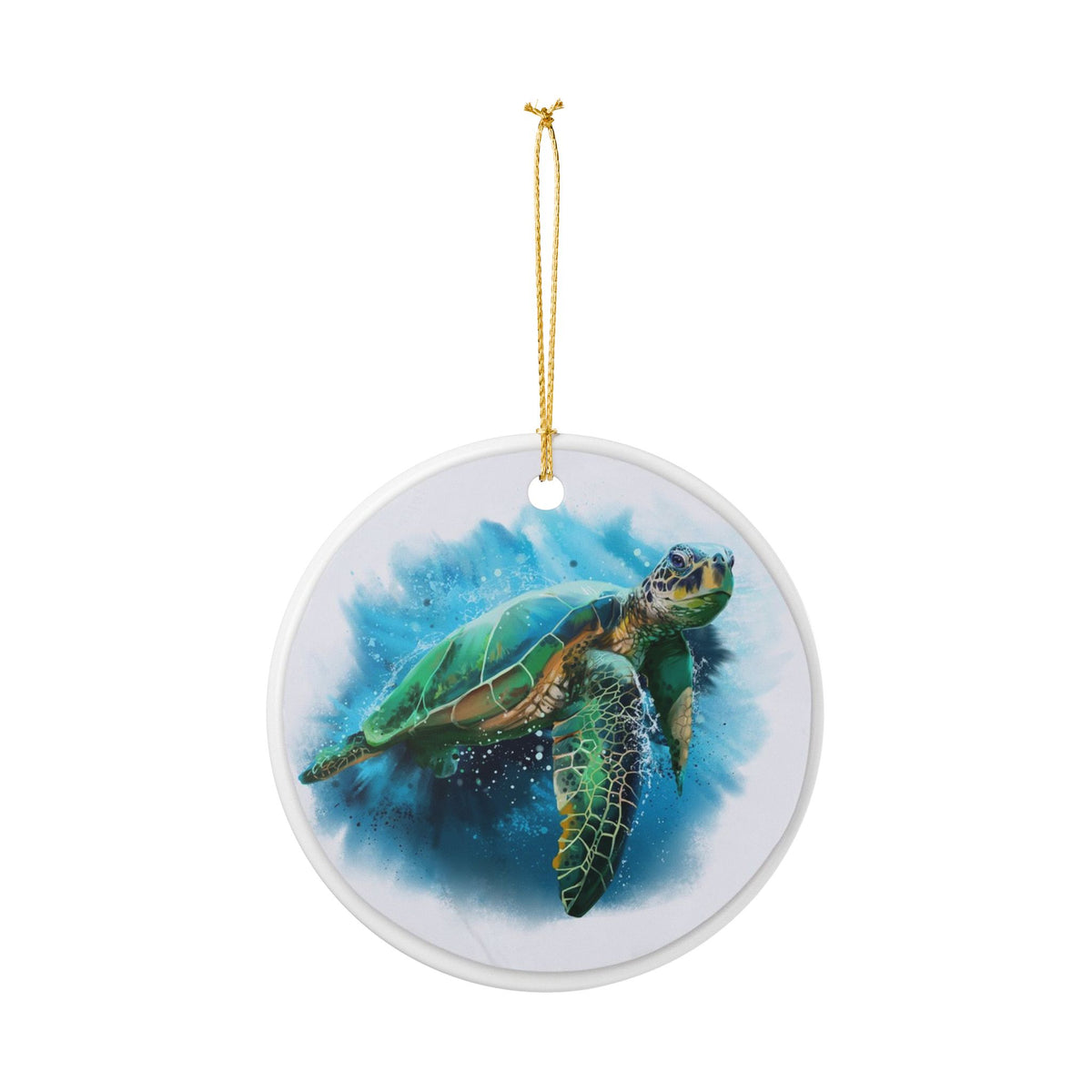 Sea Guardian Ceramic Ornament - Coastal Decoration