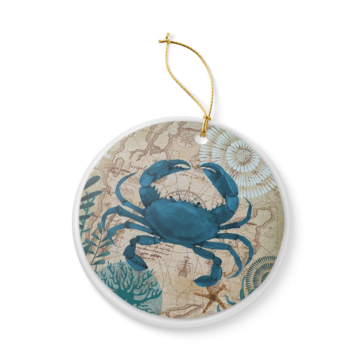 Coastal Navigator Ceramic Ornament - Coastal Decoration