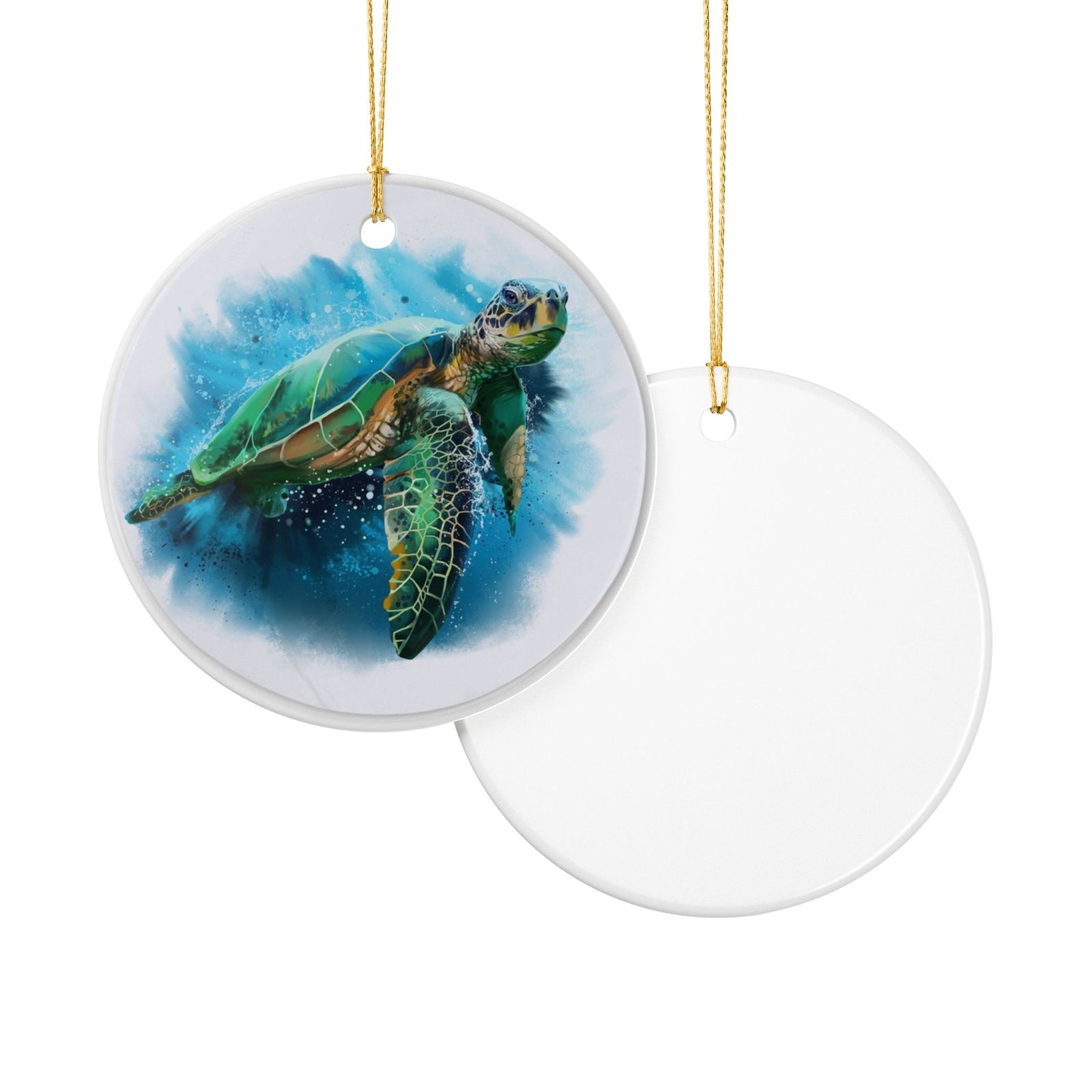 Sea Guardian Ceramic Ornament - Coastal Decoration