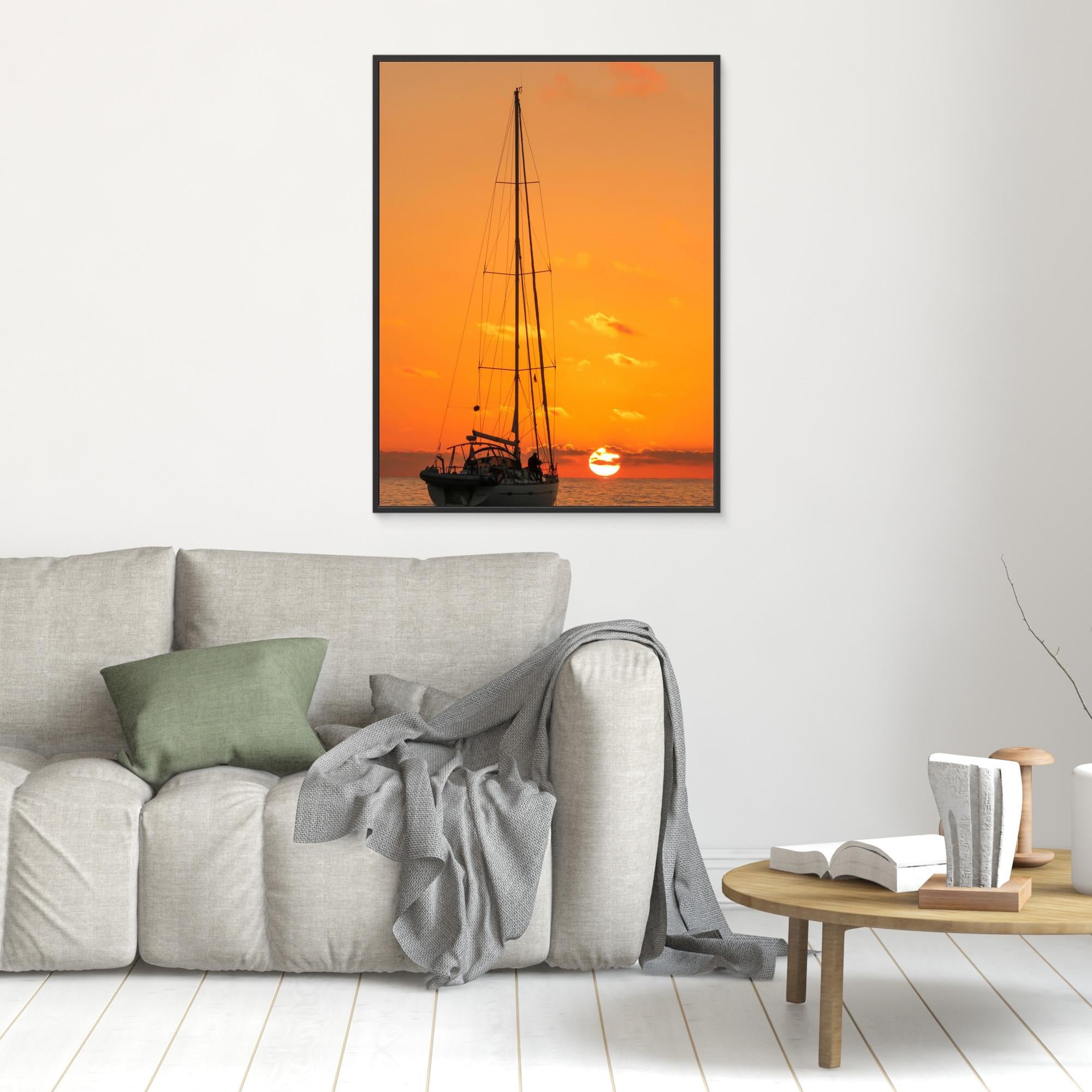Canvas Print - The Last Sunset. by Adrian Tudose