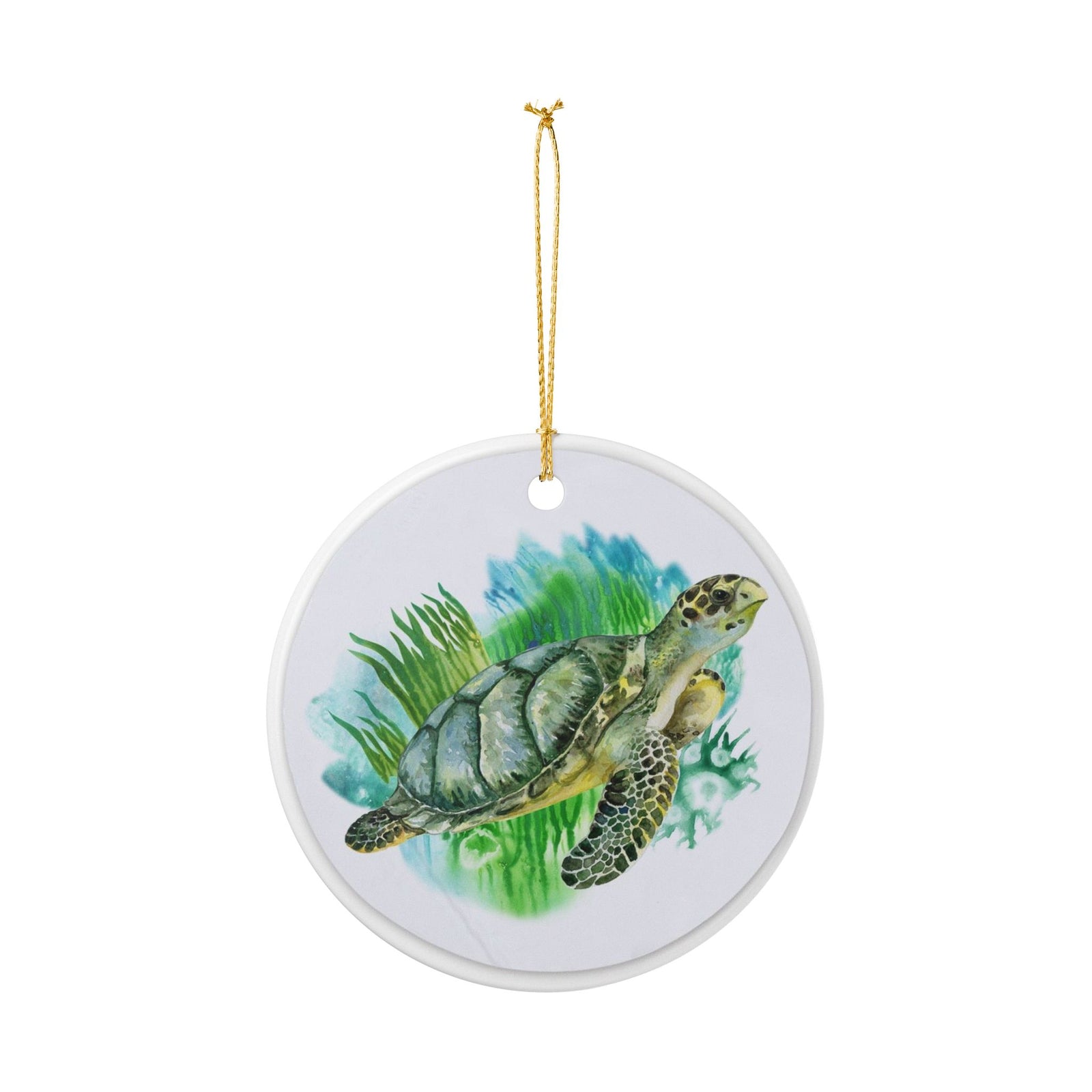Sea Wanderer Ceramic Ornament - Coastal Decoration