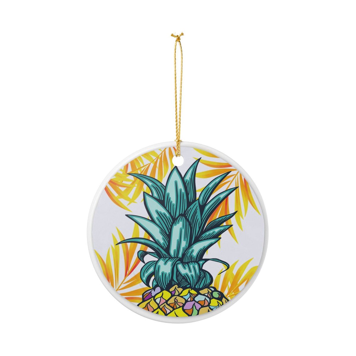 Tropical Queen Ceramic Ornament - Coastal Holiday Decoration