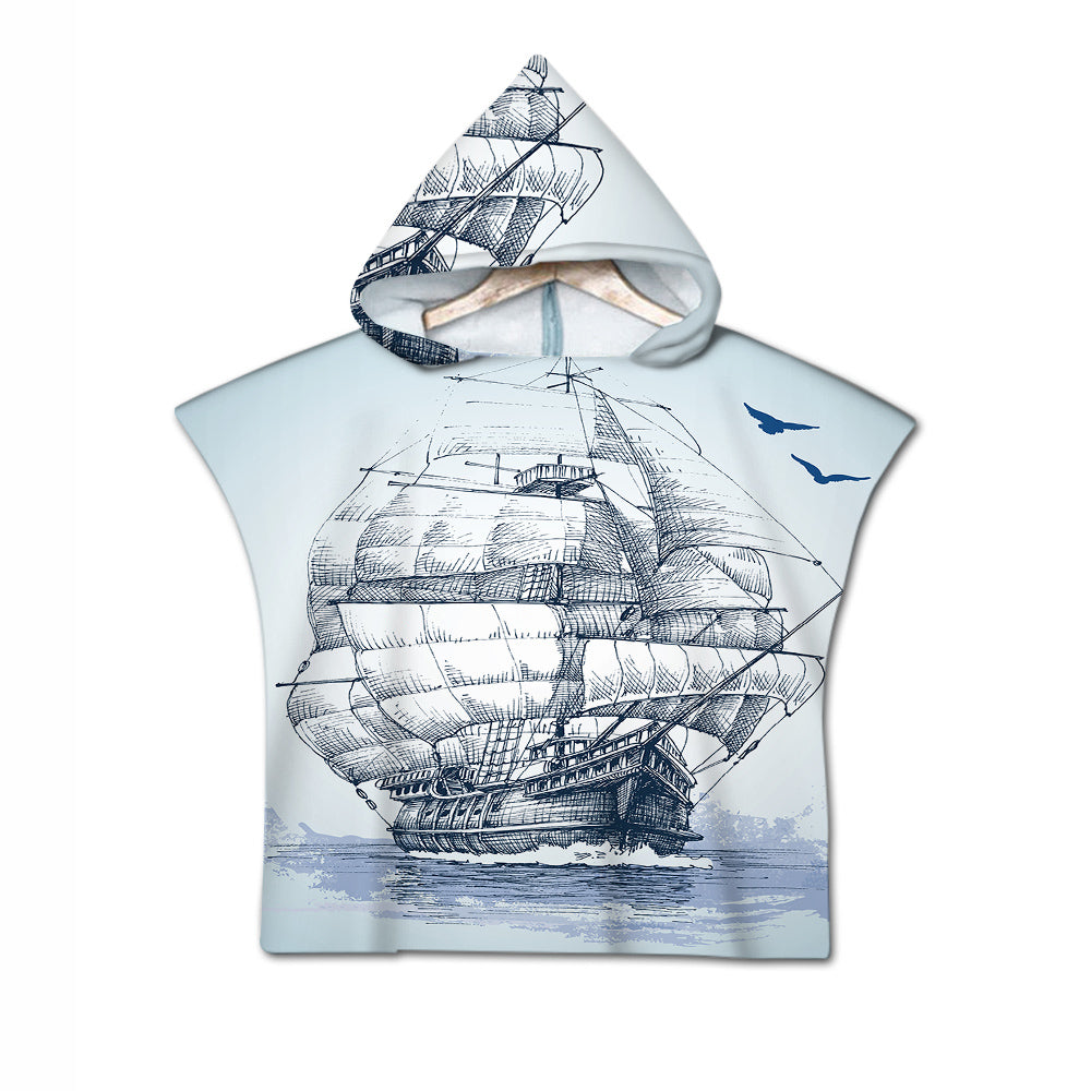 Semper Fortis Quick-Dry Hooded Poncho Towel