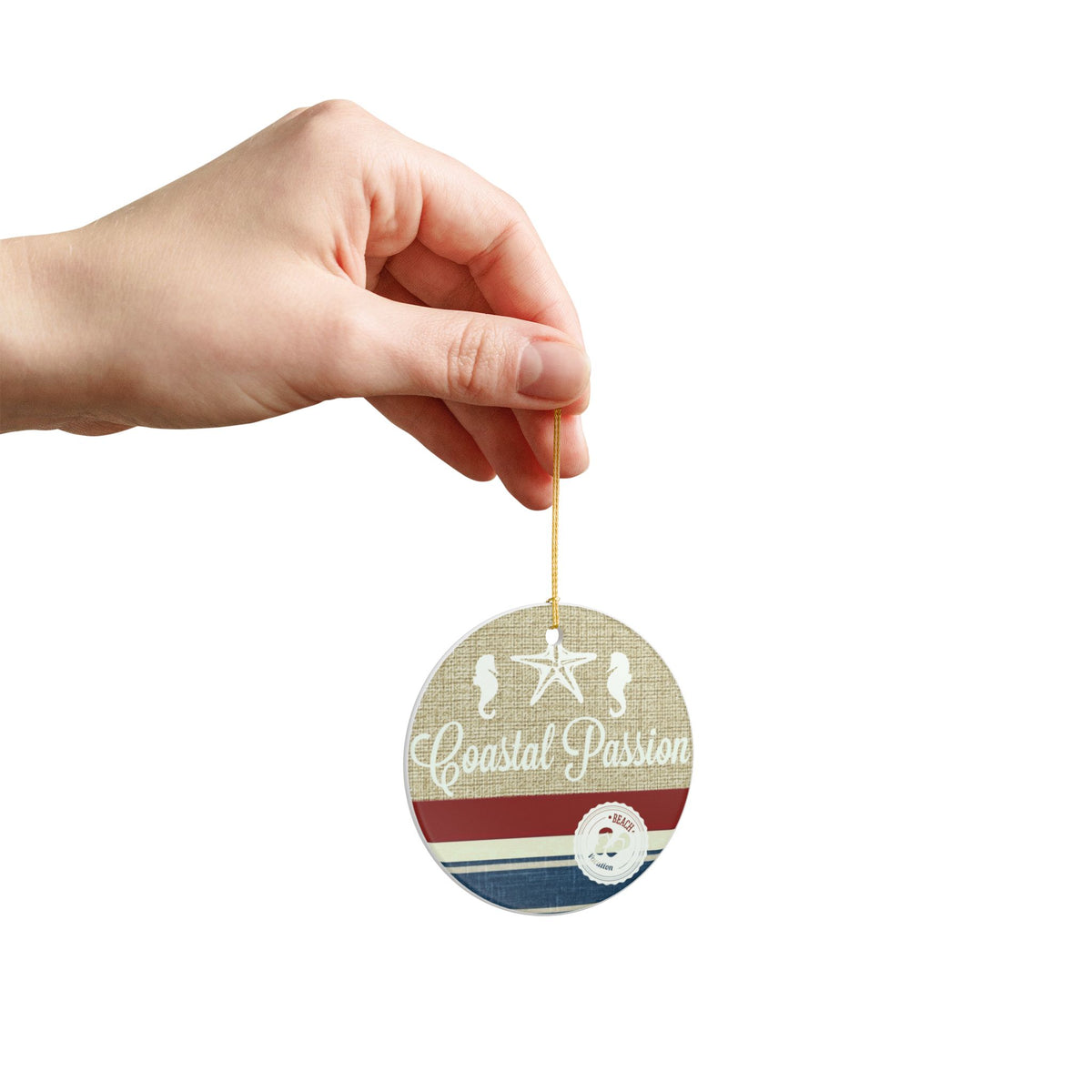 Coastal Passion Ceramic Ornament - Coastal Decoration