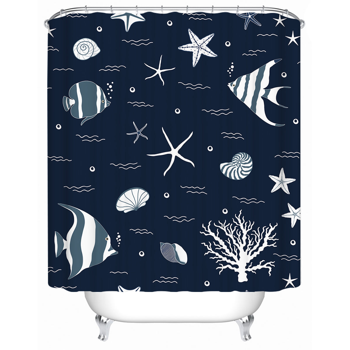Blue Ocean Shower Curtain