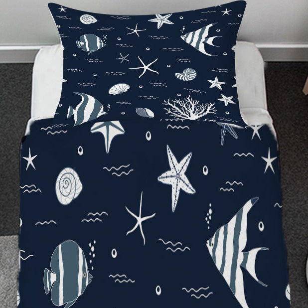 Blue Ocean Toddler Bed Set
