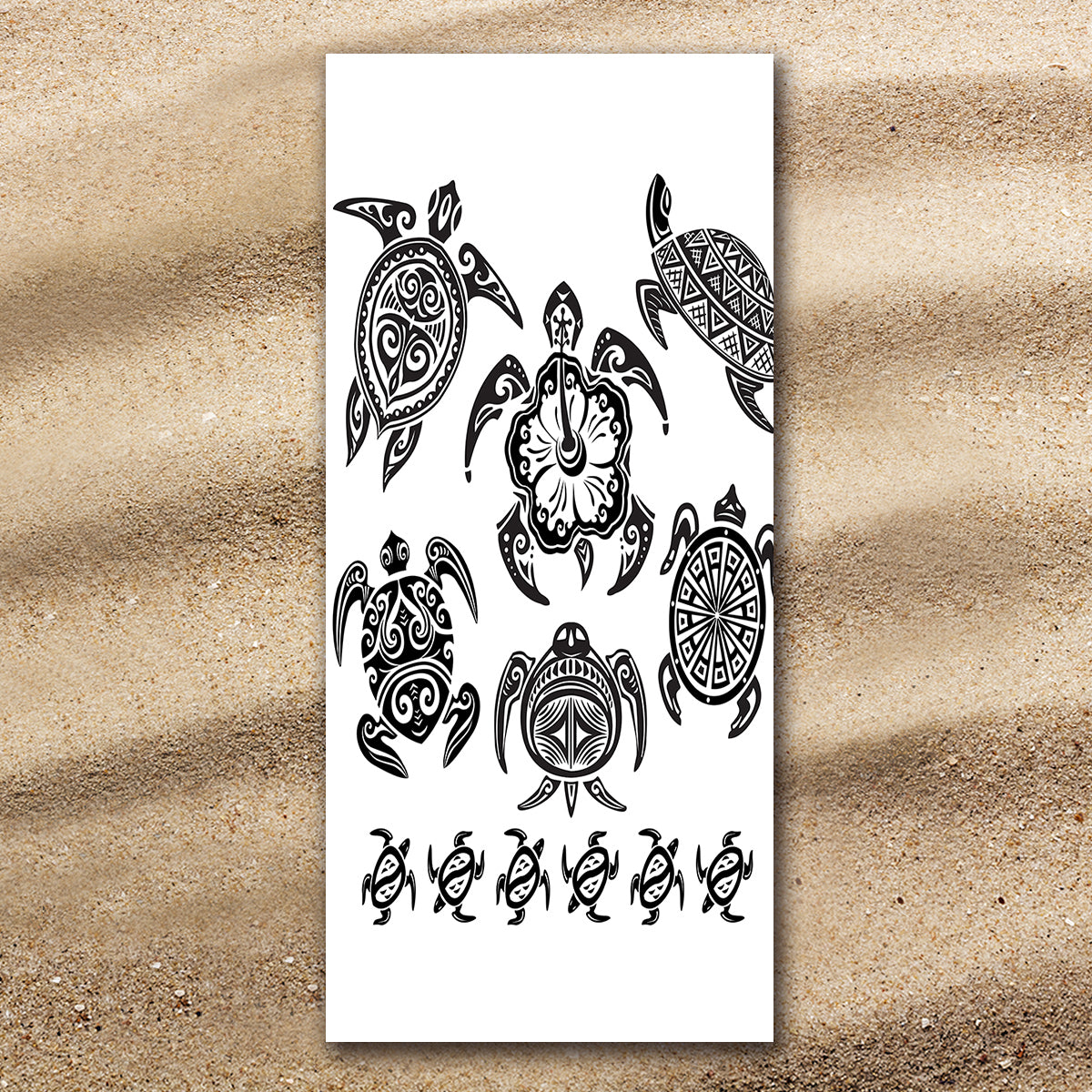Pacific Turtle Dance Extra Large Towel