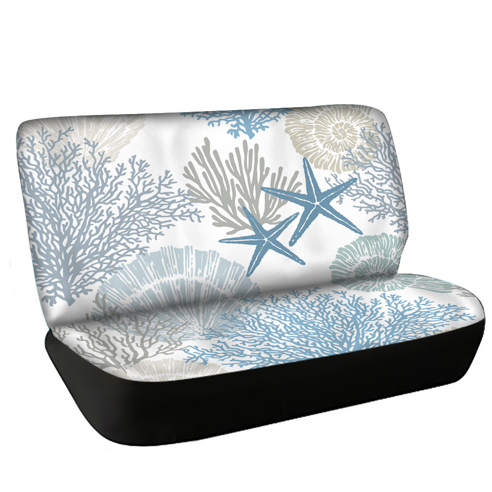 Coastal Coral Car Seat Cover