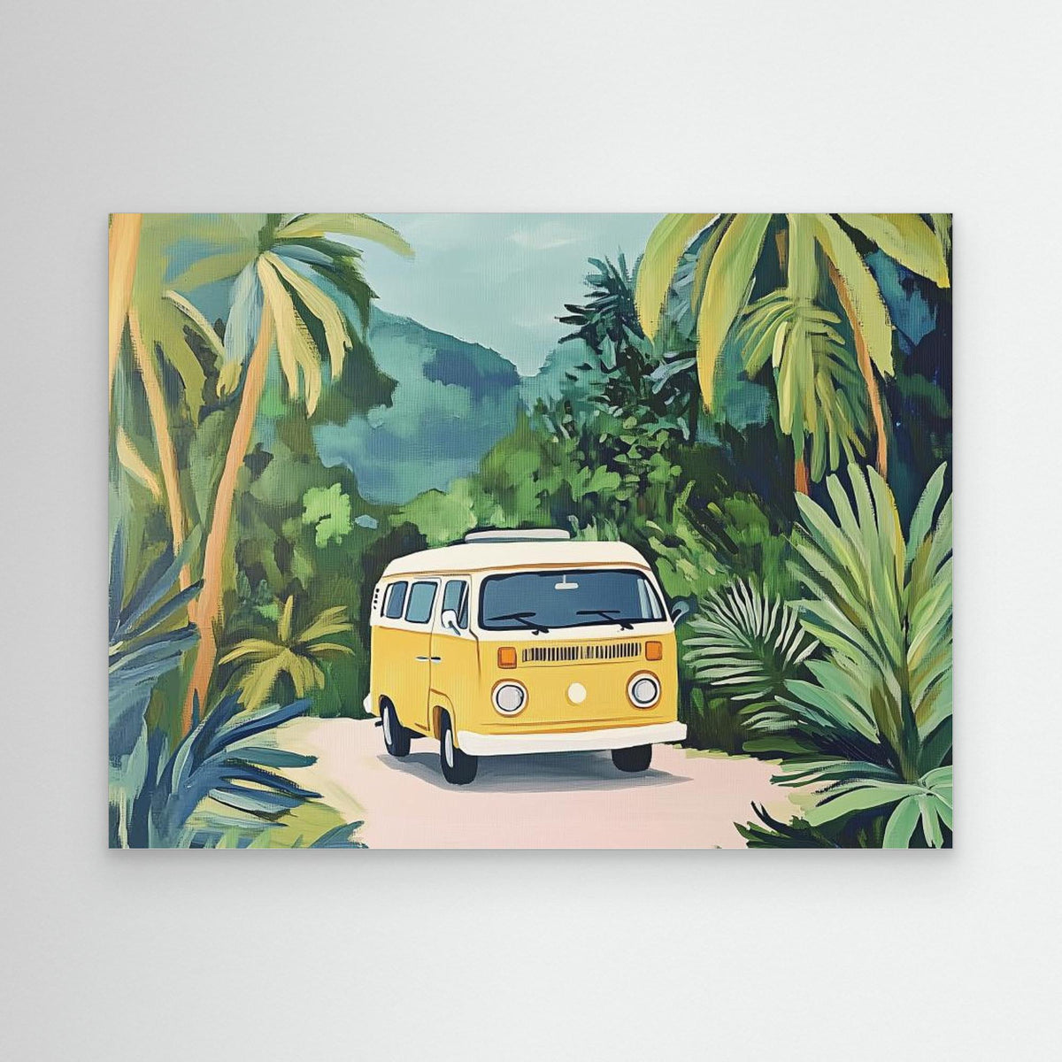 Canvas Print - Vintage Camper Van by Melloi Art Prints