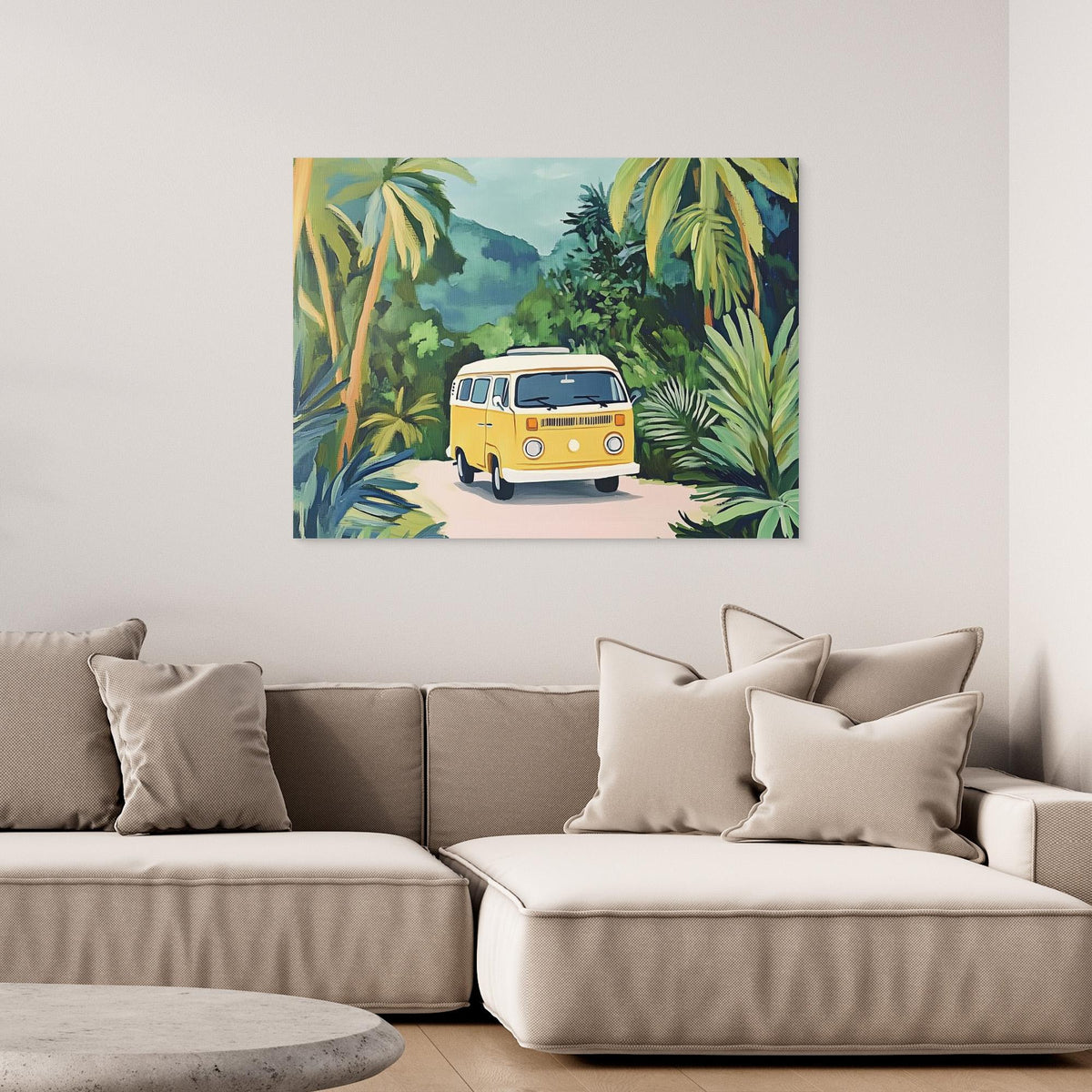 Canvas Print - Vintage Camper Van by Melloi Art Prints