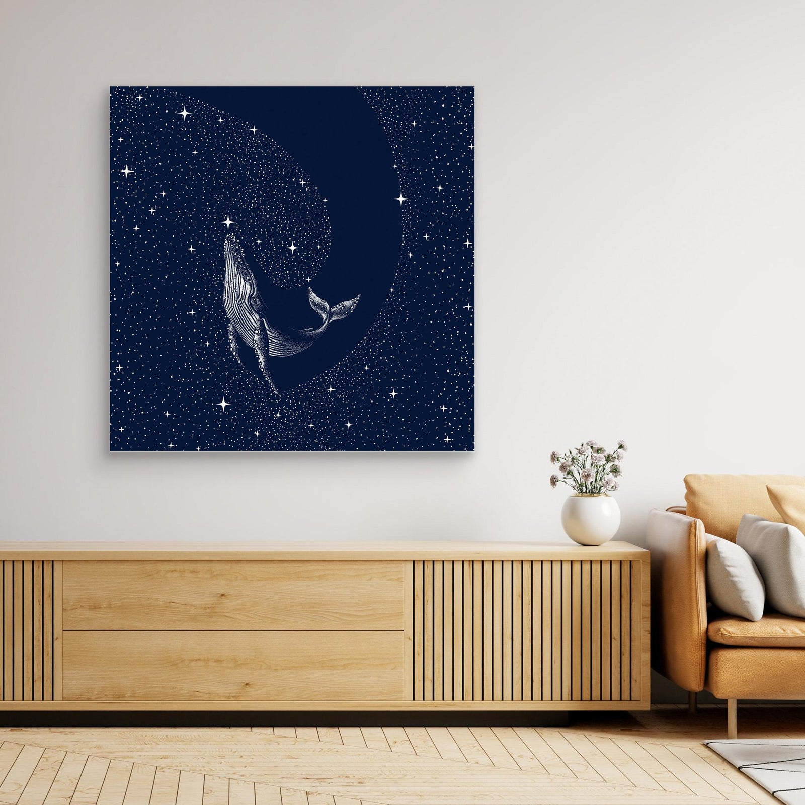 Canvas Print - Starry Whale by Alirıza çakir