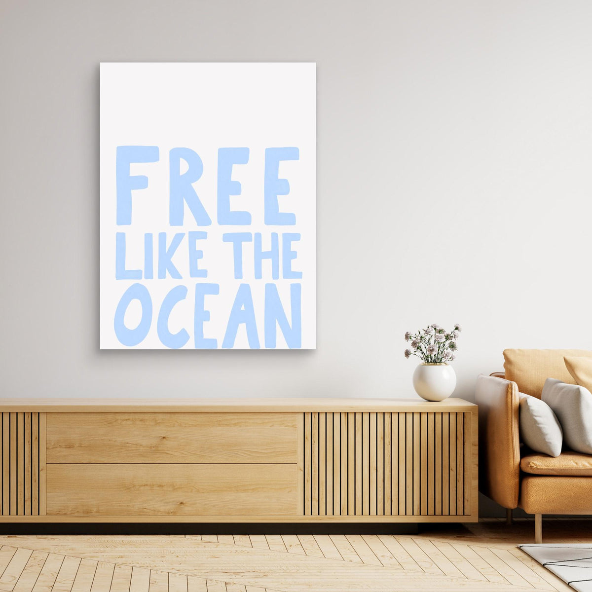 Canvas Print - Free like the Ocean by Athene Fritsch