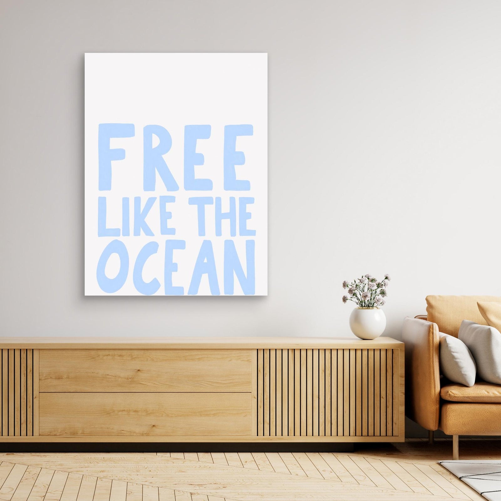 Canvas Print - Free like the Ocean by Athene Fritsch