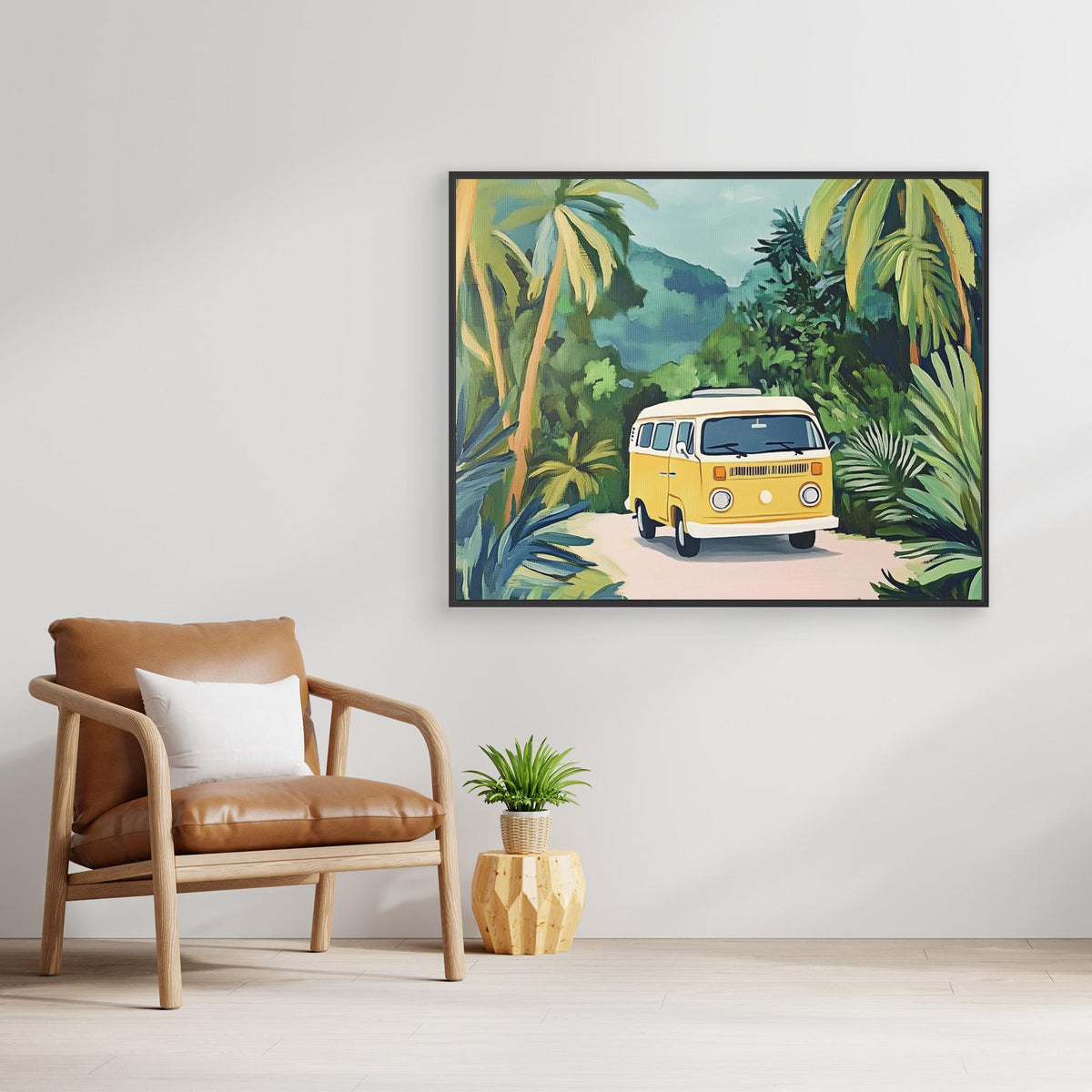 Canvas Print - Vintage Camper Van by Melloi Art Prints